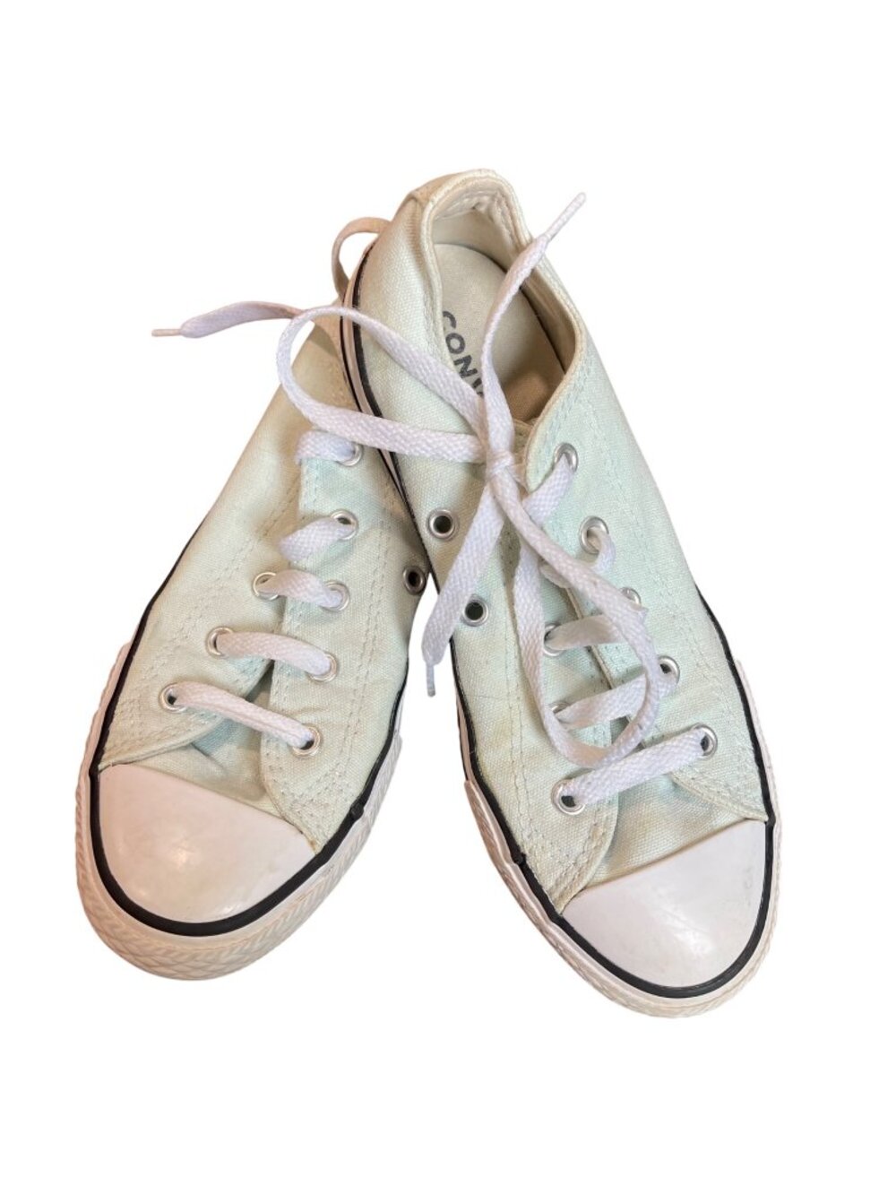 Converse Chuck Taylor All Star Low Top Sneakers‎ Big Kid Size 2 Pastel Green
